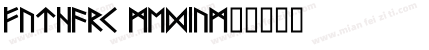 futhark Medium字体转换